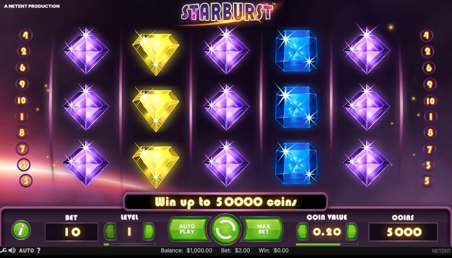 slot starburst