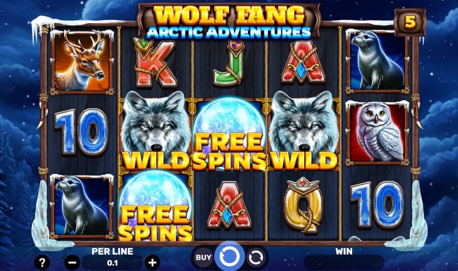 AllySpin gra Wolf Fang: Arctic Adventures
