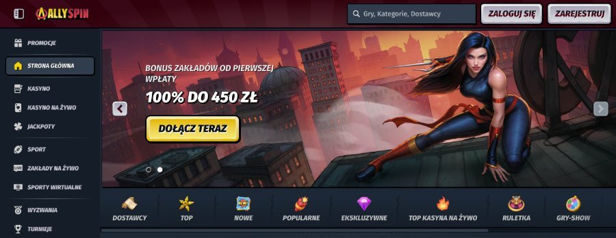 AllySpin strona główna