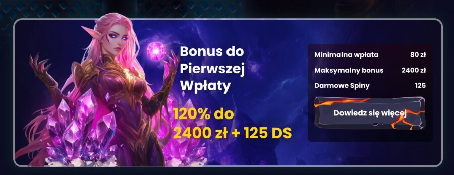 SlotsGem bonus od pierwszej wplaty