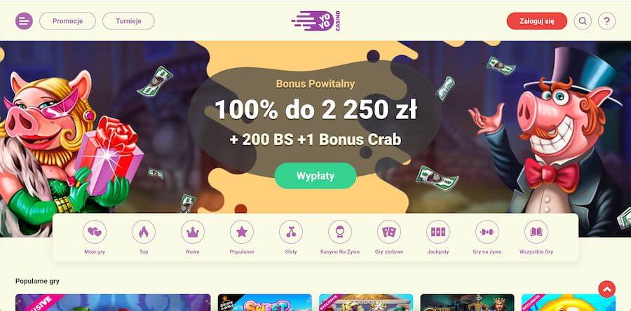 Bonus powitalny YoYo Casino.
