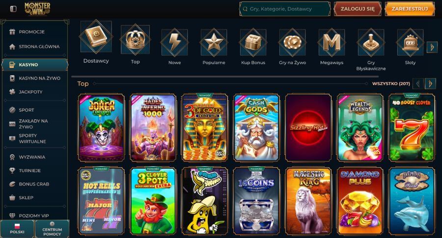 Monsterwin gry