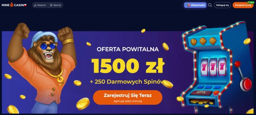 Nine Casino bonus powitalny