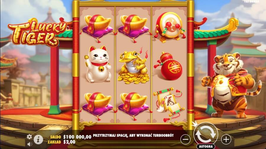 Nine Casino gra Lucky Tiger