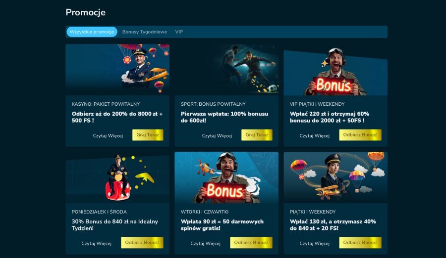 promocje w kasynie volerbet