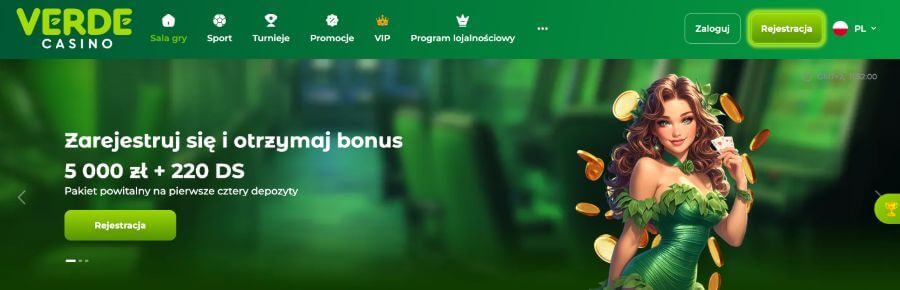 Bonus powitalny Verde Casino