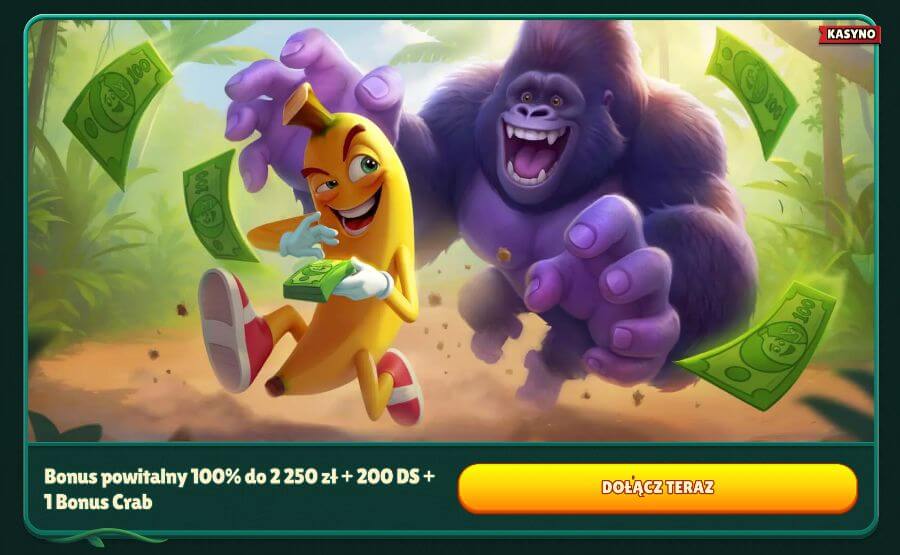 GoKong standardowy bonus powitalny