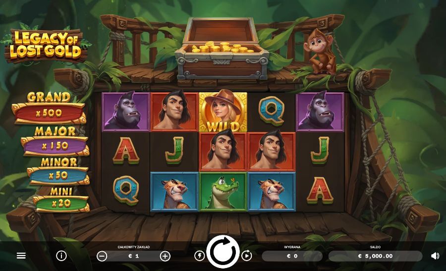 GoKong gra Legacy of Lost Gold