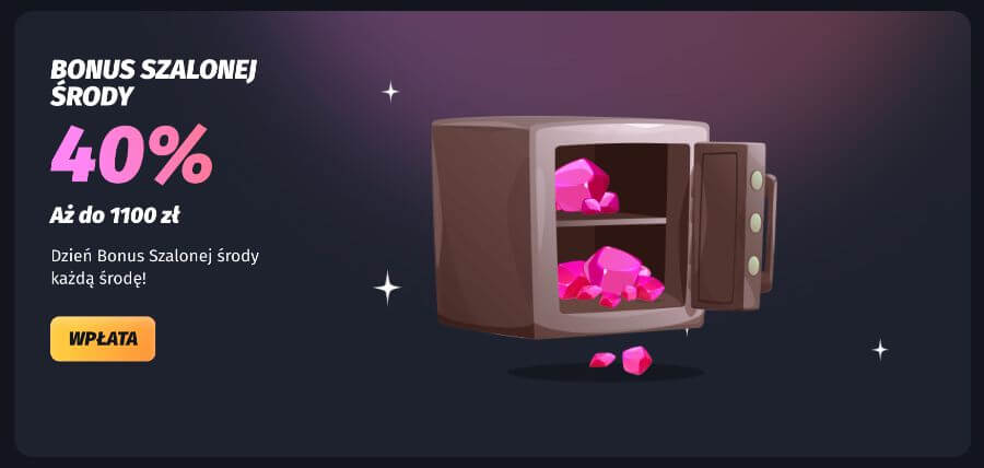 Winshark Bonus Szalonej Środy