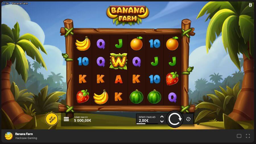 Betninja gra Banana Farm